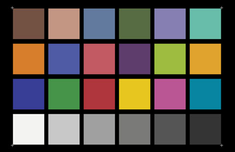 Color Rendition Chart (X-Rite ColorChecker)