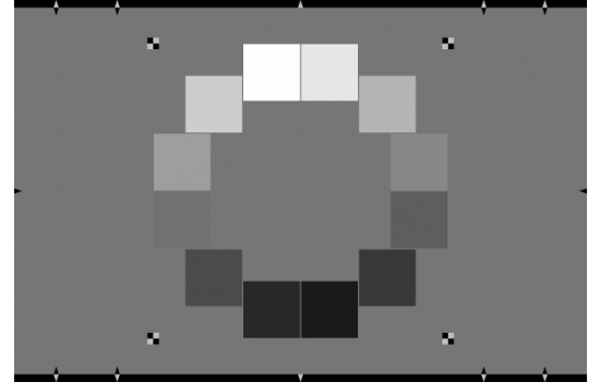 ISO-14524 digital camera contrast chart