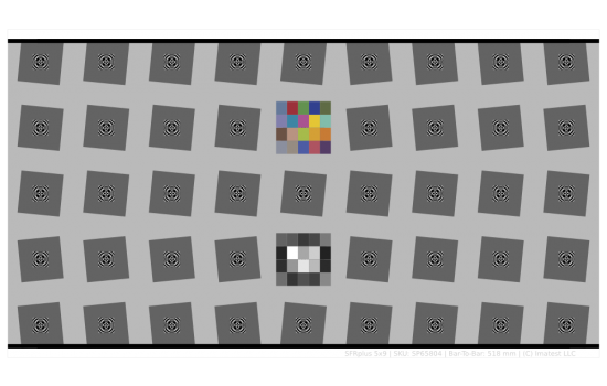 SFRplus Chart: Inkjet on Paper - 4:1 Contrast Ratio